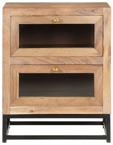 323507 vidaXL Noptieră, 40x30x50 cm, lemn masiv de acacia