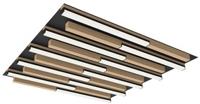 Wofi 9031-1006 - Plafonier LED dimabil PALERMO 40W 230V lem lemn