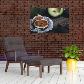 Tablou cu fistic și avocado (90x60 cm)