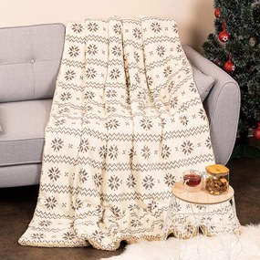 Pătură din blăniță 4Home Nordic bej, 150 x 200 cm