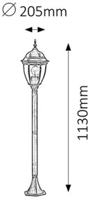 Rabalux 8385 - Corp de iluminat exterior TORONTO 1xE27/100W/230V