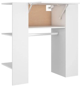 808765 vidaXL Dulap de hol, alb, 97,5x37x99 cm, lemn prelucrat