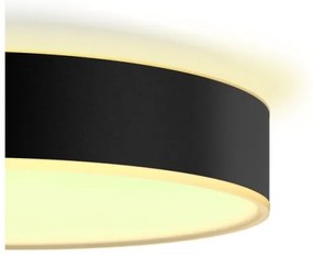 Philips Hue ENRAVE M LED 19,2W 230V plafonieră neagră cu dimmer + DO