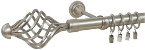 Galerie simpla -Navona -simpla /25 -crom mat (Alege marime: 320 cm)