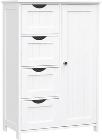 Dulap podea baie 55 x 30 x 81 cm, alb