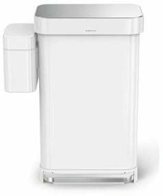 Coș de gunoi compostabil Simplehuman 4 l,  alb