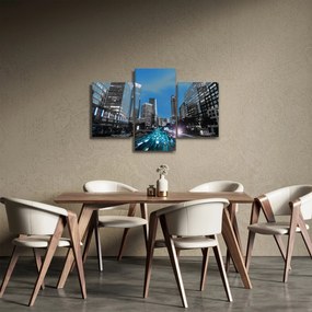 Tablou cu oraș nocturn (90x60 cm)