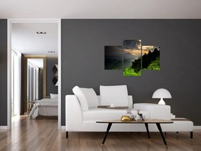 Tablou - peisaj montan verde (90x60 cm)