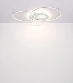 Globo 48466-70ASH-LED St plafonieră INVERTINA 70W/230V Wi‑Fi Tuya crom + telecomandă