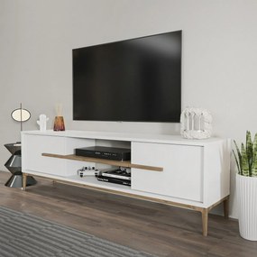Măsuță TV Eslem White and Walnut