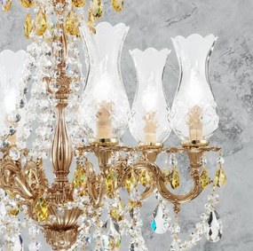 Candelabru LUX realizat manual cu cristale Scholer Queen 8L