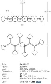 Lustra design modern LIGHT 8