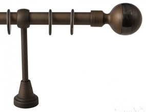 Galerie simpla james 19 mm maro (Alege marime: 280 cm)