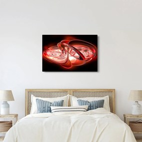 Tabloul - forme roșii (90x60 cm)