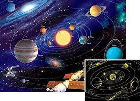 PUZZLE SISTEMUL SOLAR, 500 PIESE STARLINE - RAVENSBURGER (RVSPA14926)