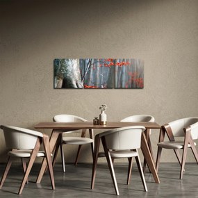 Tablou - Toamna (cu ceas) (90x30 cm)