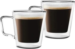 Set 2 căni cu perete dublu Vialli Design Joey, 250 ml