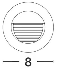 Spot LED ambiental de exterior IP54 KRYPTON NVL-726407