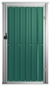 Sopron de gradina, verde, 88x89x161 cm, otel galvanizat Verde, 88 x 89 x 161 cm