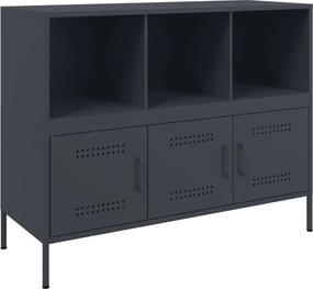 vidaXL Dulap, antracit, 100,5x39x79 cm, oțel