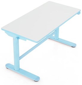 Masa reglabila in inaltime OfficeTech Kids, 100 x 50 cm, alb/albastru
