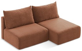 Colțar cărămiziu extensibil/cu spațiu de depozitare (cu colț pe partea dreaptă) Kalena – Makamii