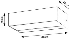 Aplică LED de exterior HALDEN LED/10W/230V IP65 Rabalux 7935