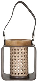 Mauro Ferretti LANTERNA FIER-RATTAN CM 16X13X20