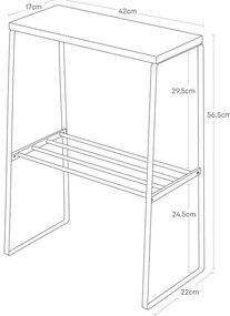 Măsuță auxiliară 22x42 cm Tosca – YAMAZAKI