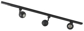 Sistem modern de șină monofazat negru 3 lumini - Gissi