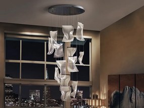 Lustra LED suspendata design ultra-modern Velos 13L crom