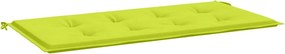 vidaXL Pernă de bancă de grădină, verde, 100x50x3 cm, textil oxford