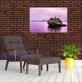 Tablou cu piata în mare (90x60 cm)