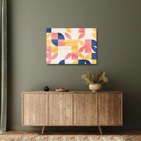 Tablou - Abstracție cu modele retro (70x50 cm)
