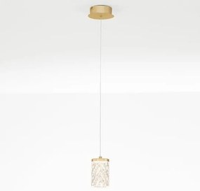 Pendul auriu suspendat LED PHOS