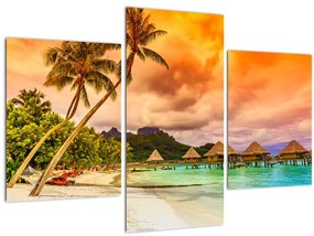 Tablou - Insula Bora Bora (90x60 cm)