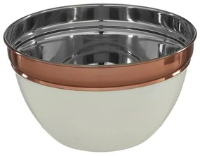 Bol arămiu/bej din oțel inoxidabil ø 18 cm Prescott – Premier Housewares