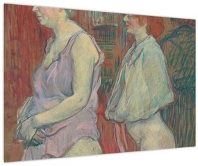 Tablou - Henri de Toulouse-Lautrec, Rue des Moulins, reproducere (90x60 cm)