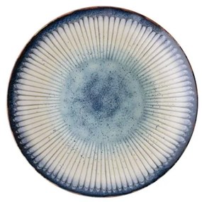 Set de veselă 24 piese, din porțelan, albastru