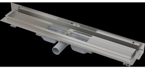 Rigola de dus Flexible Low 115 cm, cu guler reglabil la perete, otel inoxidabil 1150 mm