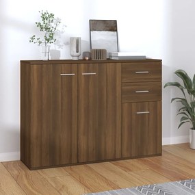815398 vidaXL Servantă, stejar maro, 105x30x75 cm, lemn compozit