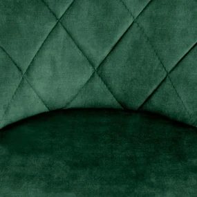 Scaun de bar Archer, verde/negru