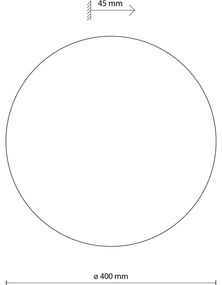 Aplică LUNA 4xG9/8W/230V d. 40 cm alb