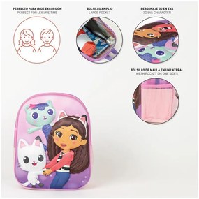 Gabby&#039;s Dollhouse Fun Rucsac 3D, geantă 31 cm