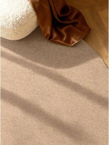 Covor în culoare naturală țesut manual rotund din lână ø 200 cm Puristic Knots – Elle Decoration