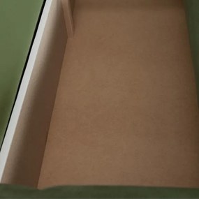 Canapea Extensibila Cu Lada Depozitare Dreamer, Verde, 260 x 110 x 100 Cm