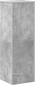 vidaXL Suport de plante, gri beton, 33x33x100 cm, lemn prelucrat