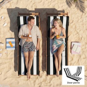 Outsunny perne impermeabile pentru mobilier de piscină, perne mari pentru șezlonguri, perne șezlonguri de exterior | Aosom Romania