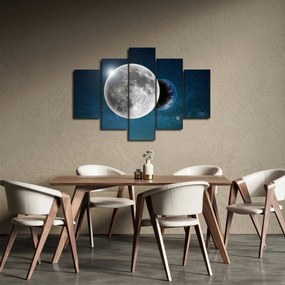 Tablou - Pământul în eclipsa de lună (150x105 cm)