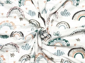 Lenjerie de pat din crep pentru patut Renforce RAINUBI alb. Dimensiune lenjerie de pat: 45 x 65 cm | 90 x 140 cm